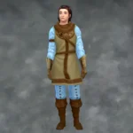 TSM Commoner Long Tunic Leather Dagger/No Dagger