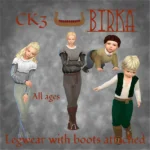 CK3 Birka Legwear with Shoes