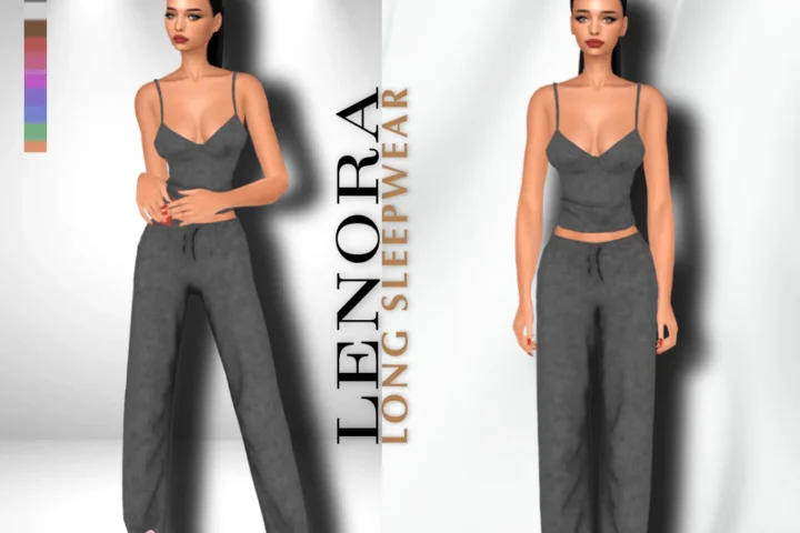 LENORA LONG SLEEPWEAR