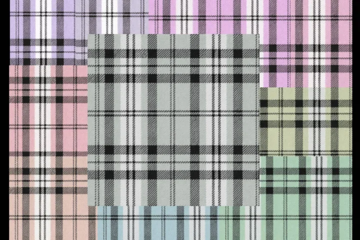 Tartan Carpet Set - Plush Cozy Carpets