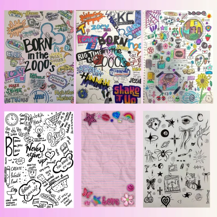Y2K Style - Doodle Posters