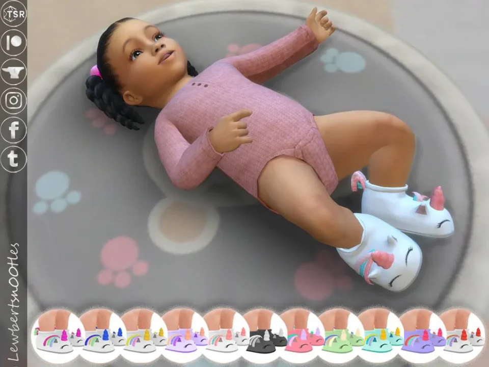 Unicorn Slippers [Infant]