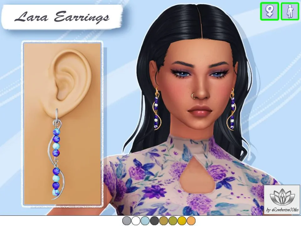 Lara Earrings [T-E]