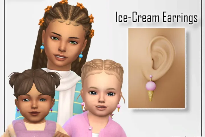 Ice-Cream Earrings Conversion