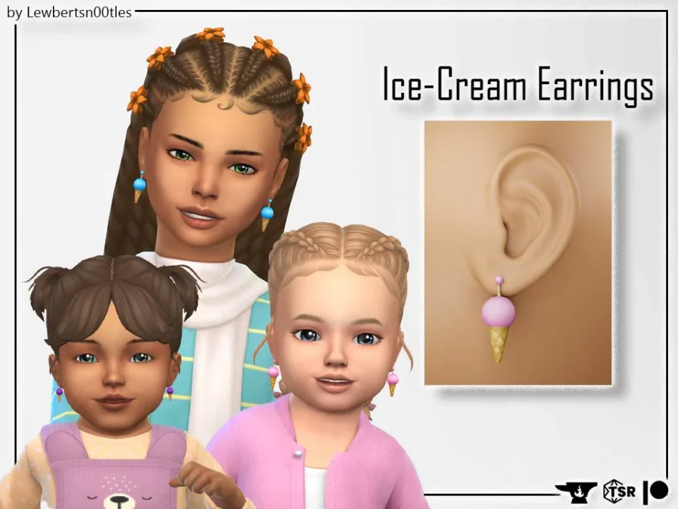 Ice-Cream Earrings Conversion