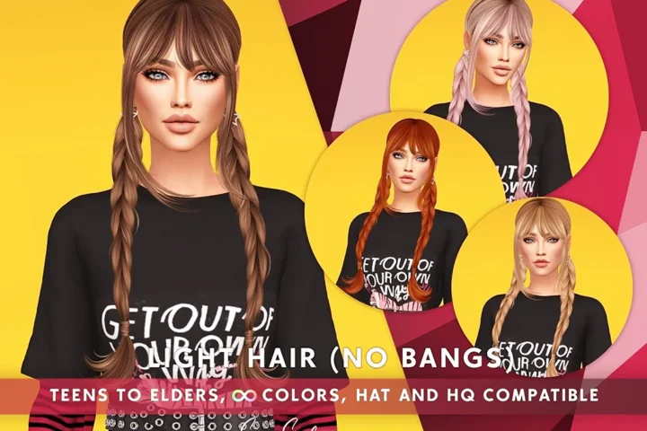 SONYASIMS - Light Hair - With Bangs
