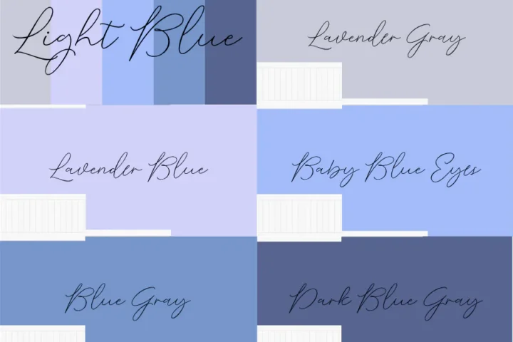 Coolors Custom Palette Wallpaper - Light Blue