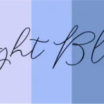 Coolors Custom Palette Wallpaper - Light Blue