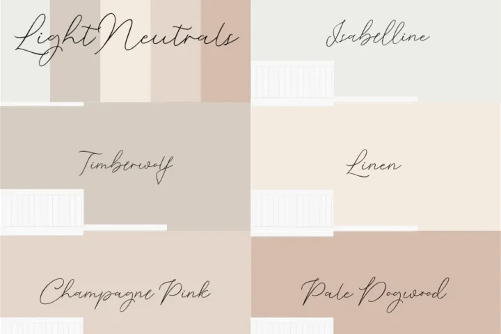 Coolors Custom Palette Wallpapers – Light Neutrals