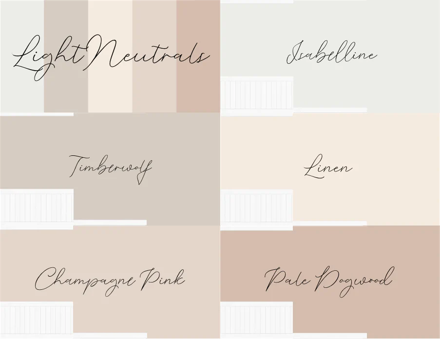 Coolors Custom Palette Wallpapers – Light Neutrals