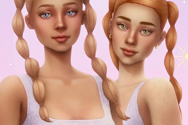 Lilac hair set