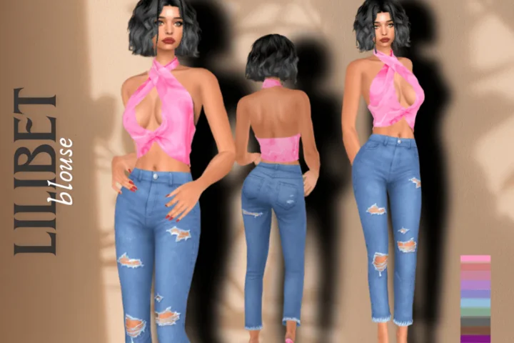 LILIBET BLOUSE added new swatches