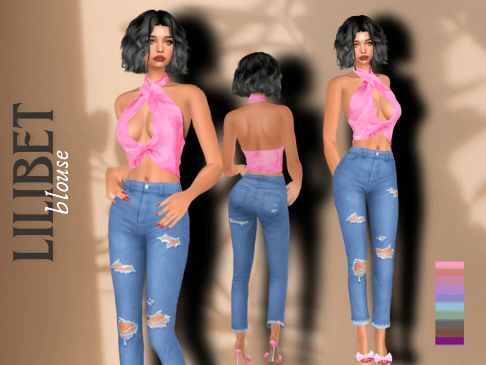 LILIBET BLOUSE added new swatches