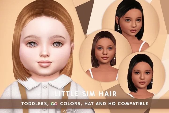 SONYASIMS - LITTLE SIM HAIR TODDLERS