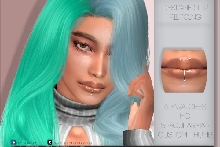 Designer Lip Piercing
