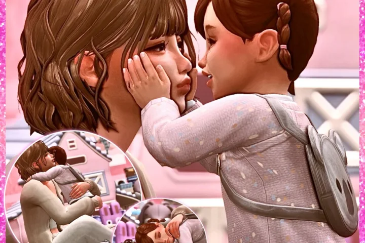 Acha Little moments poses (Female&Toddler)
