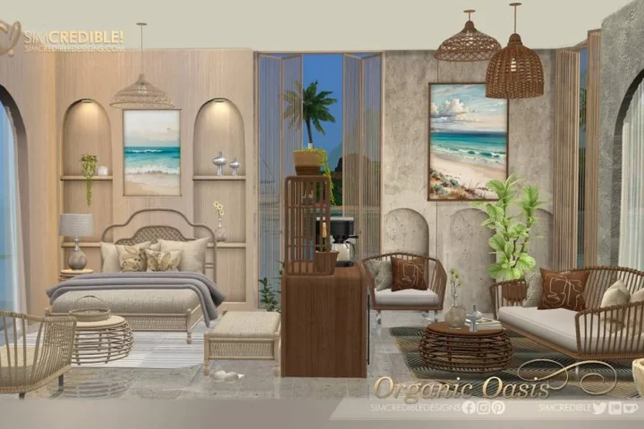 Organic Oasis Suite [Living Area + Minibar] -Room