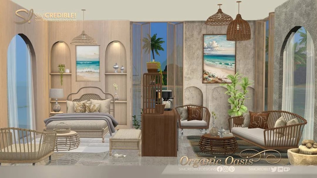 Organic Oasis Suite [Living Area + Minibar] -Room
