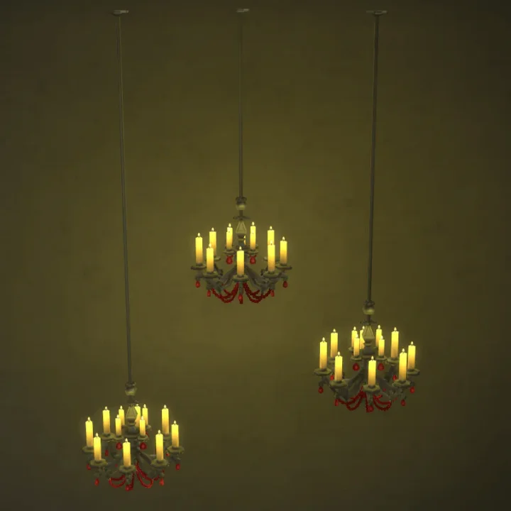 Loft Height Victorian Chandelier