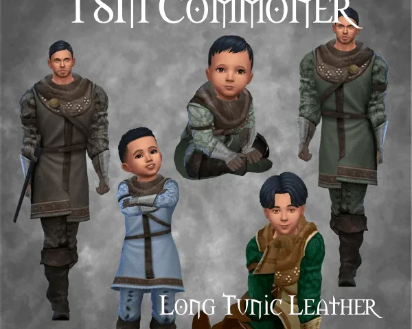 TSM Commoner Long Tunic Leather Dagger/No Dagger