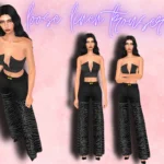 V2 LOOSE LINEN TROUSERS