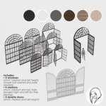 Louise windows & doors set (2020)