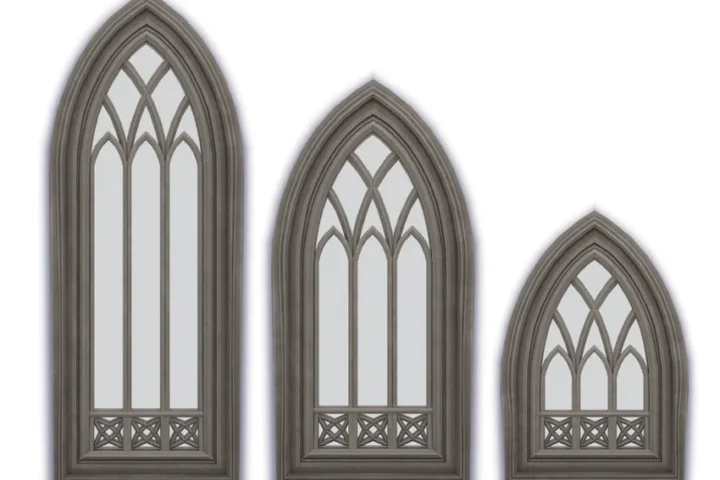 Love for Gothic Windows and Doors CC Pack