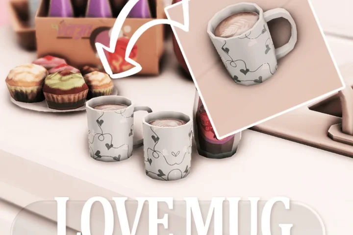 Valentines Mug Blue