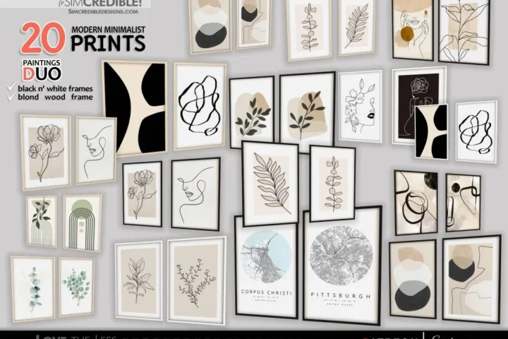 Minimalist Paintings ꕤ