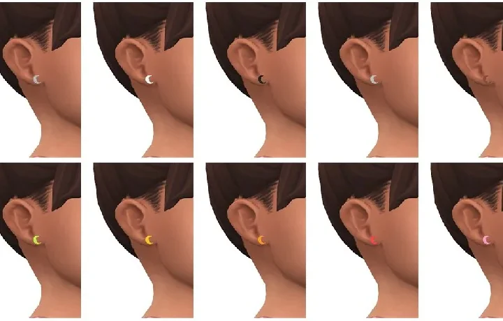 LUNA - toddler earrings