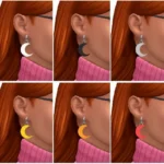 LUNA - adult earrings set