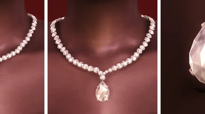 M Jewelry IX (Earring & Necklace Set)