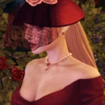 Countess of Darkness II - Ambrose Fascinator Hat with Veil Set