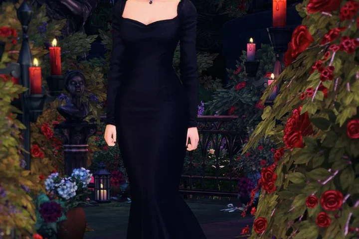 Countess of Darkness II - Narcissa Gown [Simple Neck]