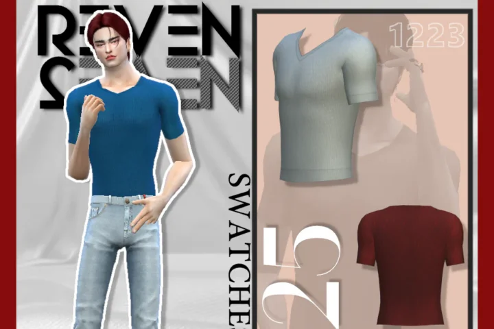 V-neck Slim Fit Undershirt (Acc Tights and Shirt)