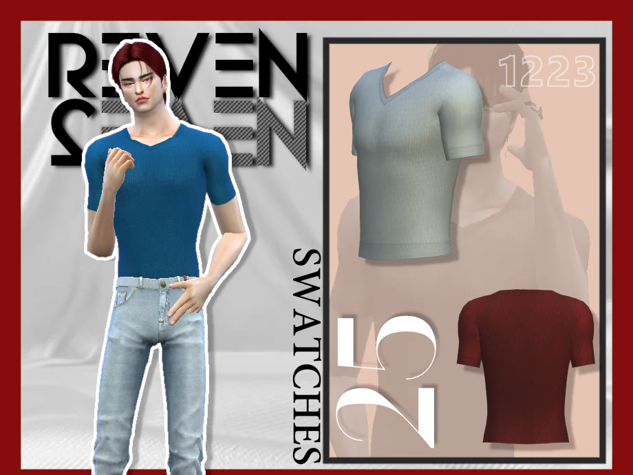 V-neck Slim Fit Undershirt (Acc Tights and Shirt)