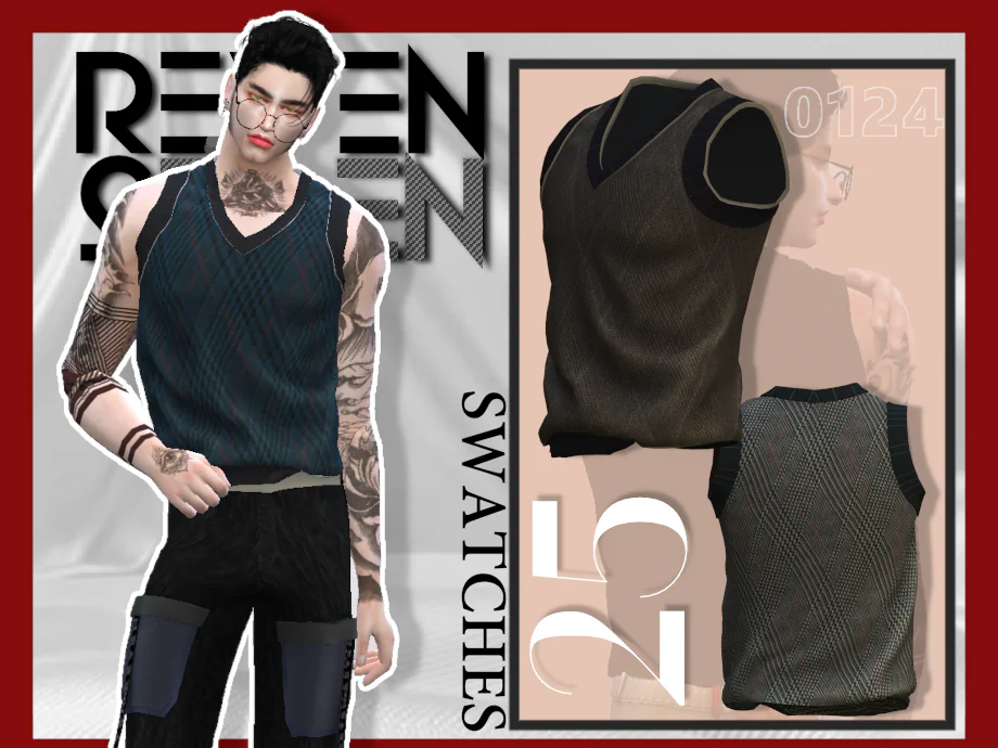 V-neck Pullover Sweater Vest
