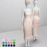 Lady of Dress & Hat