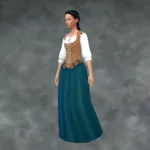 Tudor Maiden Outfit - Plain
