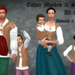 Tudor Maiden Outfit - Plain