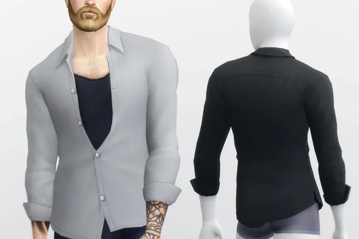 Hunky Open Shirt (with T-shirt) 2017