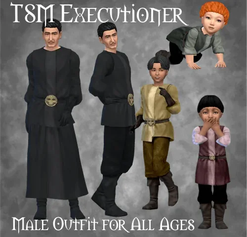 TSM Executioner Male Outfit for All Ages