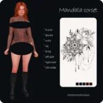 Mandala Corset Tattoo