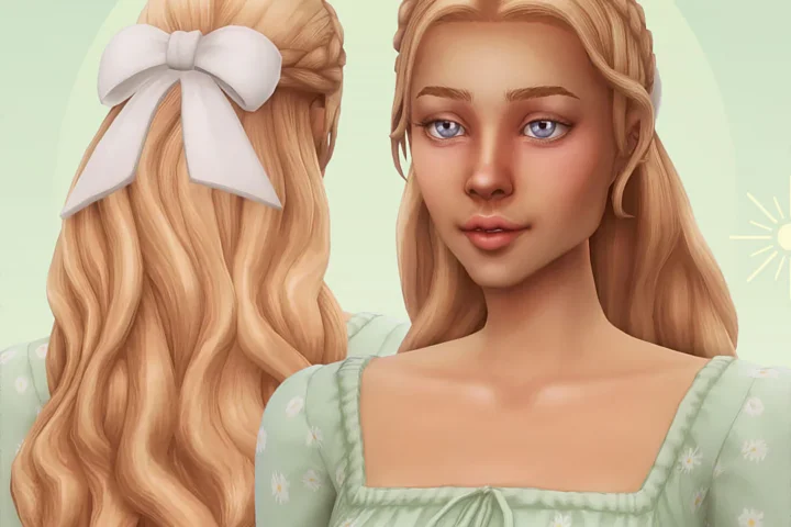 Marigold hair & bow