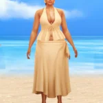 Summer in Tartosa II - Summer Blouses with skirt Set