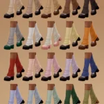 Mary Janes with leg warmers