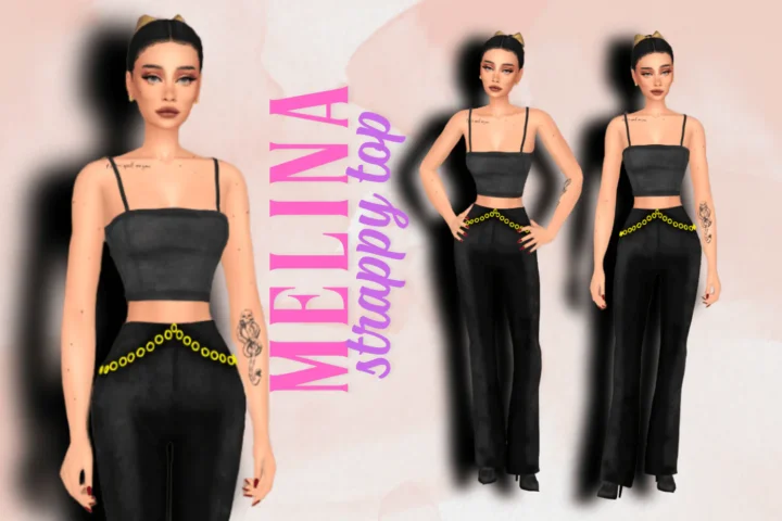 MELINA STRAPPY TOP