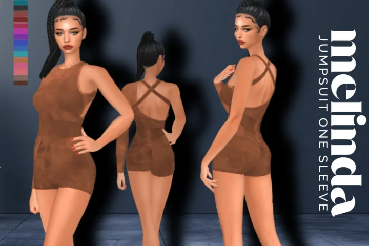 MELINDA ONE SLEEVE JUMPSUIT