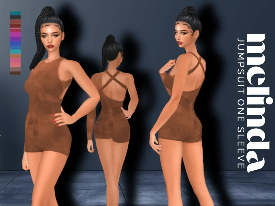 MELINDA ONE SLEEVE JUMPSUIT