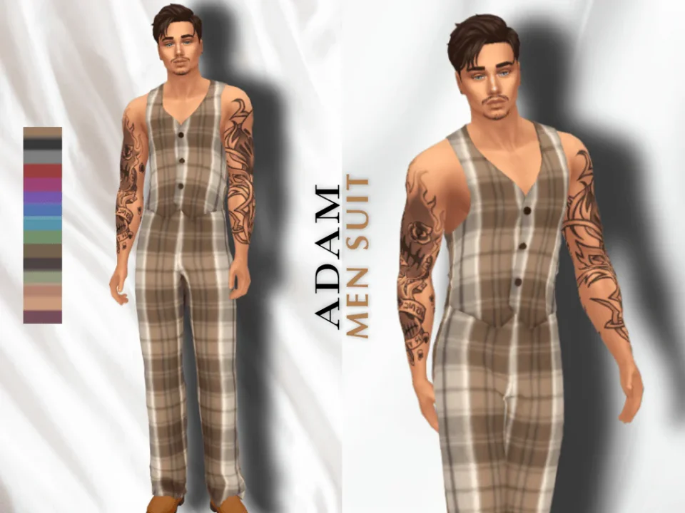 ADAM MEN SUIT + added new swatches